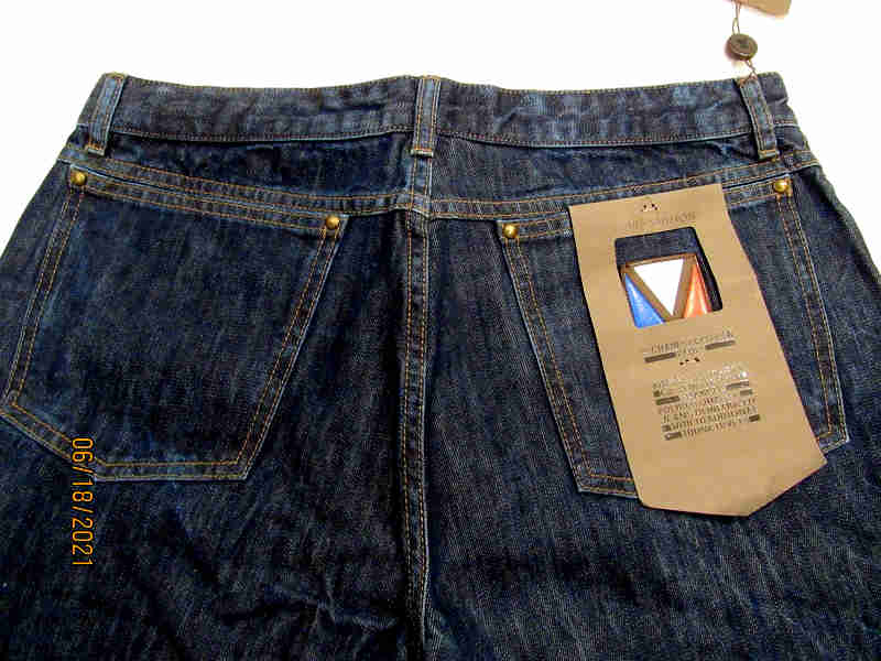 Louis Vuitton Slim Dark Blue Jeans For Man